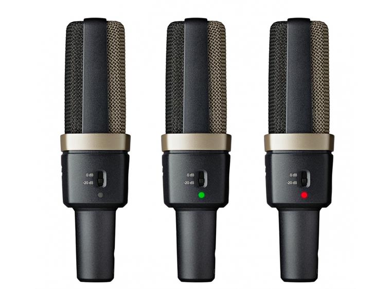 AKG C314S kondensatormikrofon stereopar med fire karakterisitkker